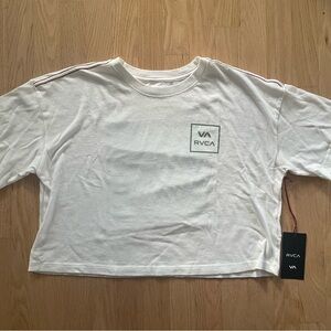 RVCA White VA All The Way Tee
